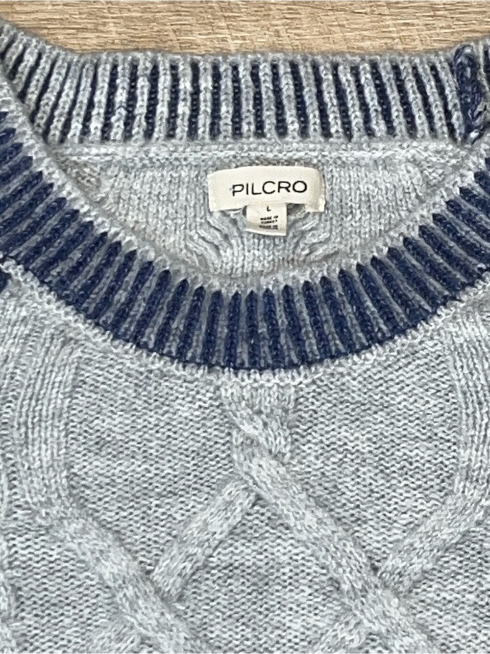 Anthropologie Pilcro Women’s Embroidered Cable Knit Sweater Size Large - Picture 6 of 9